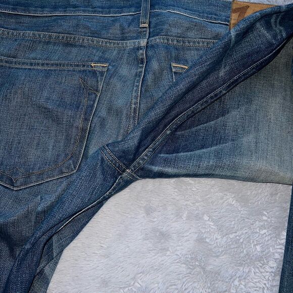 True Religion Men’s Bobby Snake Eye Straight Jeans Sad Gridiron 38X34 M24P61M65 - Picture 7 of 7